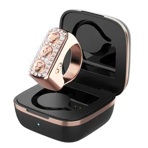 Rhinestone Decor Ring Remote Control, Portable Phone Ring Remote for Camera Selfie, Multifunctional Phone Accessories for Android & iOS