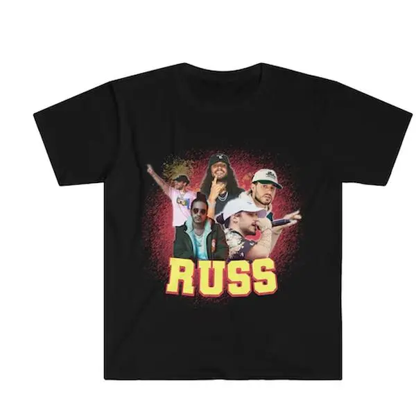 Vintage Russ 90s Hip Hop T-Shirt - Iconic Rapper Te