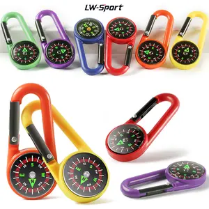 Lightweight Compass Keychain, Durable Outdoor Navigation Tool with Clip for Hiking, Camping, Backpacking, Fishing, Emergency Preparedness, Travel Accessories & Everyday Carry Gear