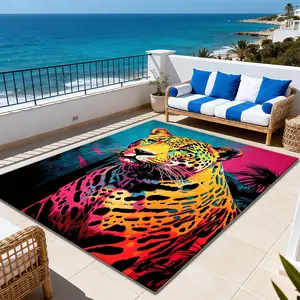 Soft and comfortable printed carpet, Animal printed rug, home decorative carpet, large living room carpet, entrance mat, bedroom carpet, bedside rug, suitable for various scenarios such as shopping malls, cafes