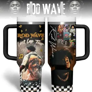 R0d Wave Music Custom Cup 40 oz Tumbler With Handle