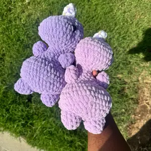 Handmade crochet Dino