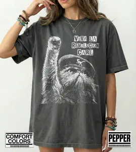 Viva La Revolucion Carl Dungeon Crawler Carl Shirt Princess Donut Mongo Comfort Colors Tee