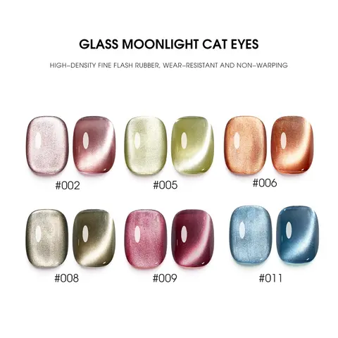 Tricolor Fish Jelly Blush Pink Cat Eye Gel Polish - 12ml Colorful Nail Product, UV-Curable, Glossy, Bling Effect, Translucent, Flower Design, Reflective, Magnet-Included, Base Coat for At-Home Manicure Art