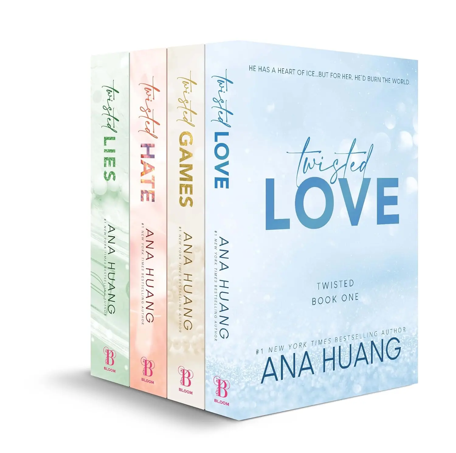 Twisted Series 4 Books Collection Set (Twisted Love, Twisted Games, Twisted Hate