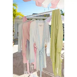 The Ribbed Bamboo Lounge Robe