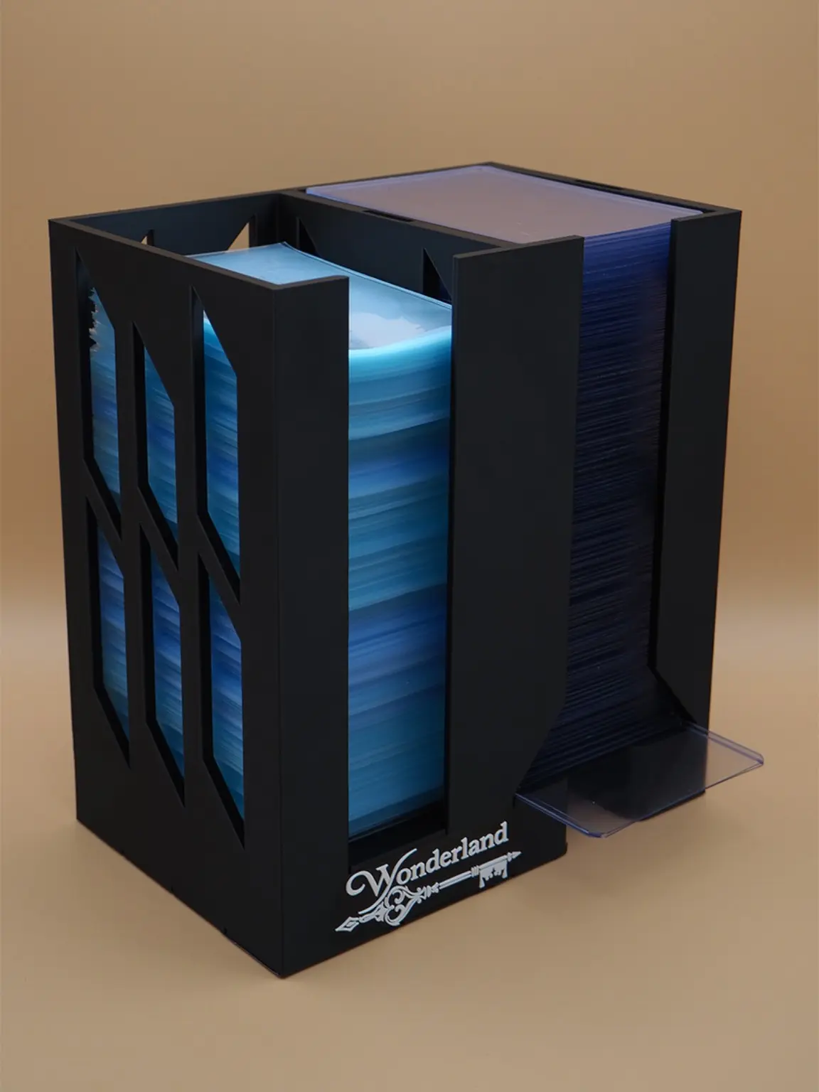 TCG Organizer - Toploader & Sleeve Dispenser Card Hobby Box - TikTok Shop