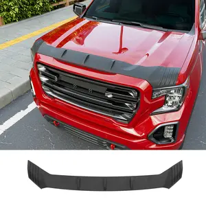 [Fits 19-26 Sierra 1500] Hood Protector Compatible with 2019-2026 GMC Sierra 1500 Deflector Upgraded TPE Shield Hood Deflector Replacement for 2019-2026 GMC Sierra 1500 Accessories