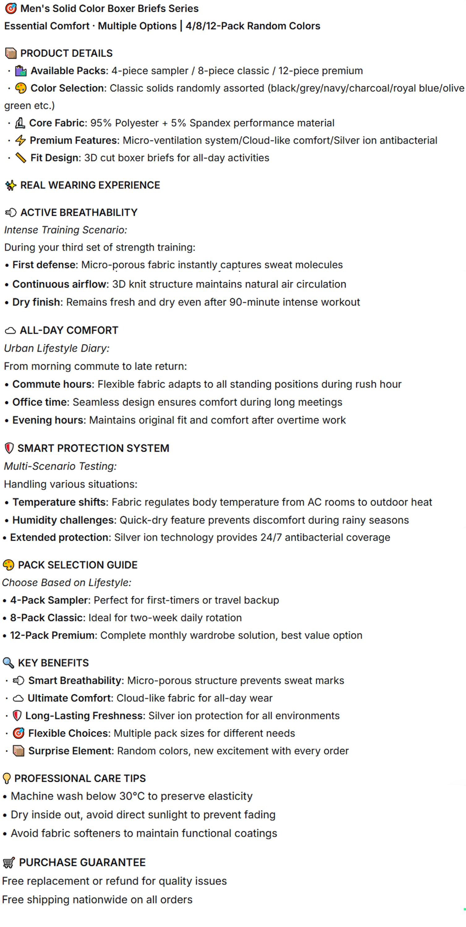 KJFISTMU 12/8/4-Piece Men's Boxer Briefs Set - Solid Color Simple Design, Men's Boxer Briefs (Breathable Polyester Blend, Comfortable Fit, Machine Washable, Suitable for Teenagers and Adults) Basketball and Cycling Protective Gear in Gray, Blue, Black