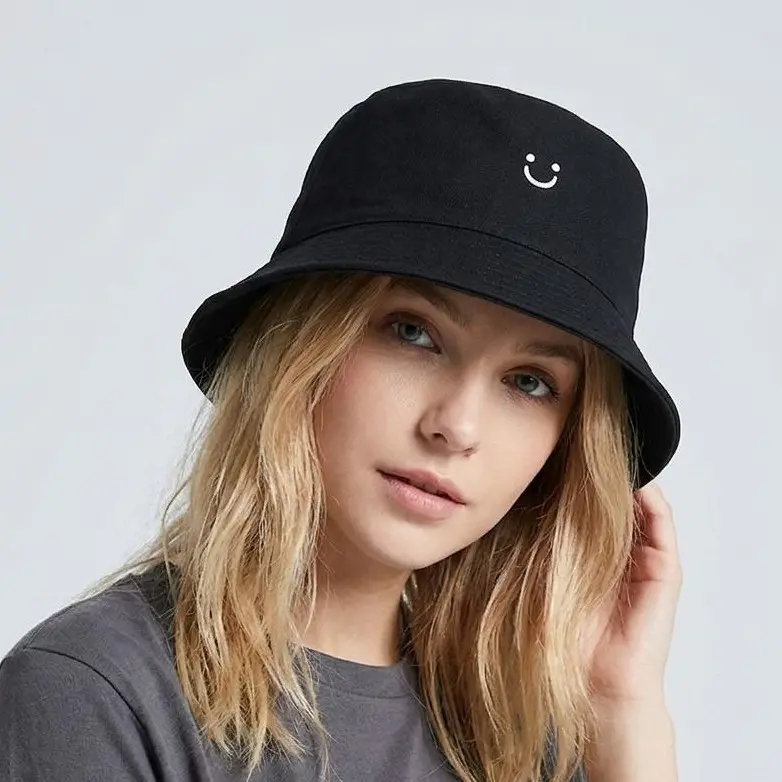 Malaxlx Unisex Reversible Bucket Hat - UPF 50+ Sunscreen, Cotton-Polyester, Lightweight, Foldable Straw Beach Hat for Men Women Teens Summer Outdoor Activities