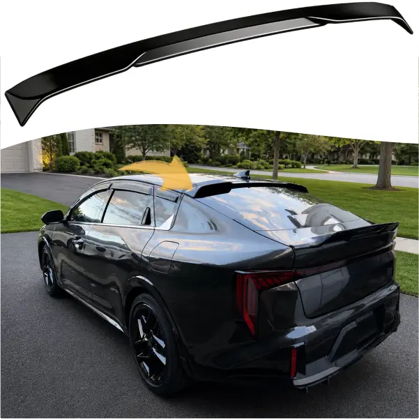 NARPES Rear Window Roof Spoiler Wing for KIA K4 2025 2026 Accessories | (for Sedan, EX, GT-Line, LX, LXS), Nice Clean Look Mods, Aggressive Look, Sport Upgrade, Gloss Black Finish, Tape Install