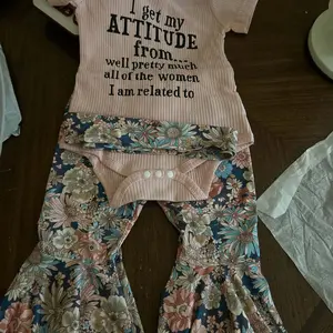 Baby Girl Clothes Newborn Outfit Infant Romper Floral Pants Set Headband Cute Newborn Going Home Outfit 3PCS #springtok