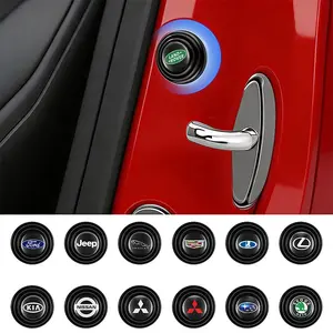 10/20pcs Car Door Anti-shock Rubber Pad Universal Anti-Noise Buffer Gasket Anti-collision Door Sticker Soundproof Crash Pad For Toyota BMW Volkswagen Audi Benz Alfa Porsche Honda Peugeot Buick Dodge Fiat Ford Jeep Jaguar Cadillac Lada Lexus Renault Suzuki