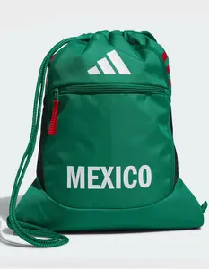 ADIDAS Mexico Stadium Sackpack, Green Combo ADIDAS Mexico Stadium Sackpack, Green Combo