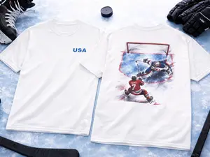 USA Hockey T-Shirt – Hellebuyck Save of The Century