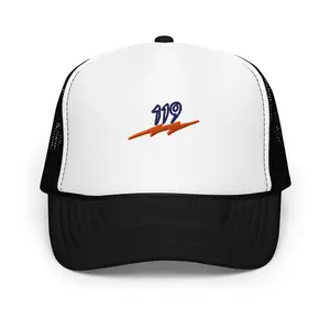 Section 119 | Headwear | A-Frame Trucker Cap Black White