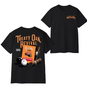 Treaty Oak Revival T-Shirt, Vintage Graphic Band Tee, New Release Design, Funny Concert Merch, Streetwear Casual Apparel, Trendy Music Top
