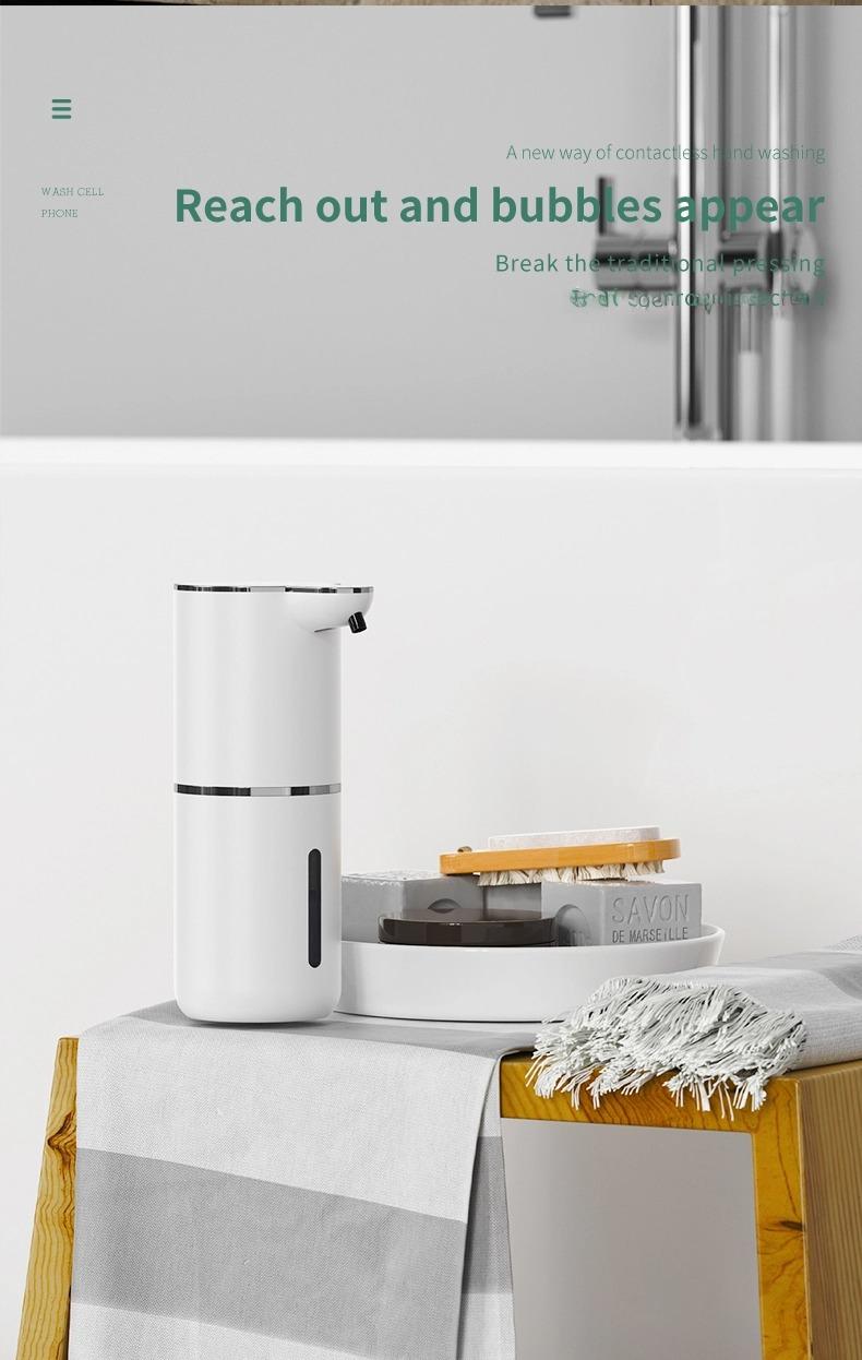 Automatic Soap Dispenser, Refillable Cosmetic Pump Dispenser, Non-Contact Automatic Sensor Foam Soap Dispenser, USB Rechargeable, Touchless Automatic Liquid Foam Dispenser for Bathroom and Kitchen, Hot Easter Sale!