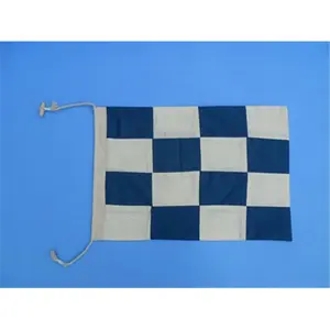 Handcrafted Model Ships  Letter N Cloth Nautical Alphabet Flag - 20 in. Decorative Accent