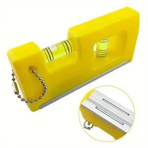 Mini Portable Magnetic Level Gauge Hanging Chain Torpedo Level Ruler With Level Bubble Level Measuring Balance Ruler