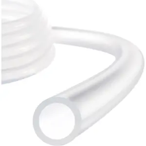 Silicone Tubing 7mm ID x 9mm OD Pure Silicon Tube High Temp Silicone Hose for Home Brewing Beer Line Wine Making Aquaponics 3.3 ft Length Clear