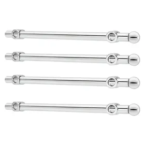 Rev-A-Shelf 14" Extendable Metal Closet Valet Rod, CVR-14-CR (4 Pack)