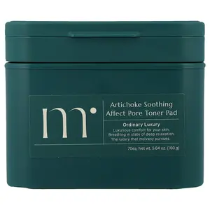 Molvany Artichoke Soothing Affect Pore Toner Pad, 70 Pads, 5.64 oz (160 g)