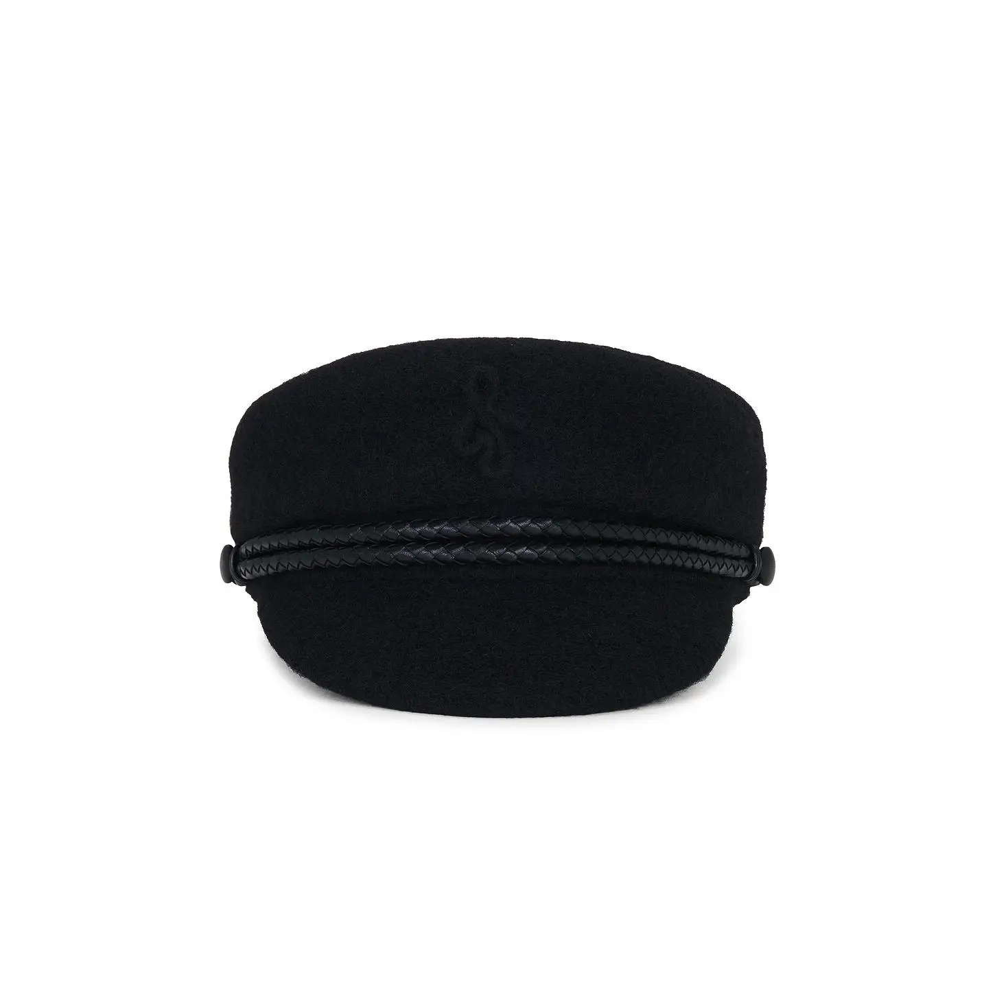 Ruslan Baginskiy Monogram Embellished Cap in Black