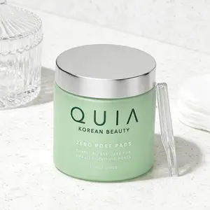 QUIA Dual-Action Toner Pads – Gentle PHA Exfoliation for Sensitive Skin – 70 Soft-Touch Korean Textured Pads – Instant Hydration & Pore Minimization – Blackhead & Blemish Control – Smoother Skin