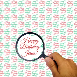 Happy Birthday Jesus Wrapping Paper Set | Two 20inx30in Folded Wrapping Papers | Unique, Hilarious, and Original Design | Funny Joke Gifts