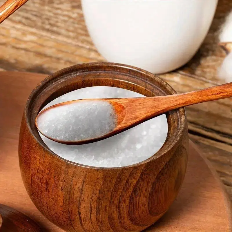 2pcs Set Wooden Spice Jars Creative Vintage Aesthetic Salt Canister Containers Spices Containers with Lids, Handcrafted Kitchenware Kitchen Tools Utensils for Seasoning & Storage