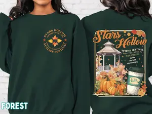 Stars Hollow Fall Sweatshirt and Hoodie, Annual Autumn Festival Sweatshirt, Vintage Style Stars Hollow Hoodie, Luke's Diner Coffee