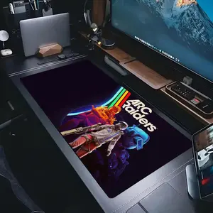 ARC Raiders Mouse Pad -Ultra-Smooth Desk Mat with Stitched Edges, Non-Slip Waterproof Rubber Base, Retro Gaming Design for Office & Home Computer Setup