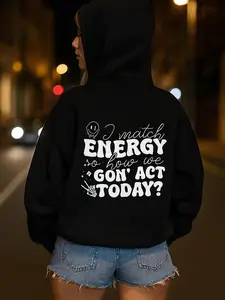 I Match Energy Zip Hoodie Black or Sport Grey