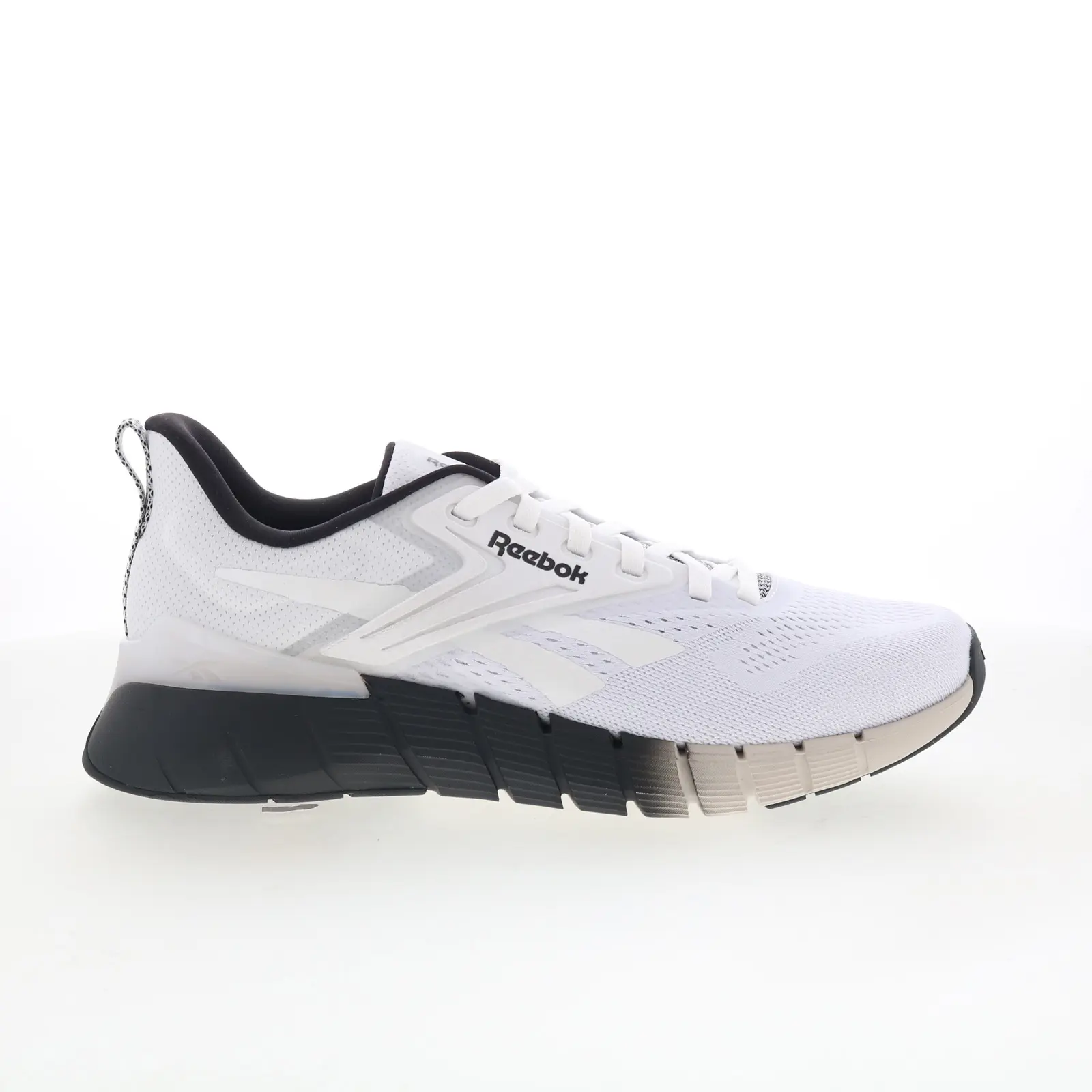 Reebok Nano Gym Mens White Mesh Lace Up Athletic Cross Training Shoes