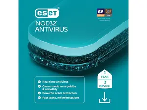 ESET NOD32 Antivirus 2026 - 2 Devices / 1 Year - Download