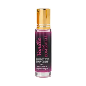 High Concentration Vanilla Jasmine Lychee Perfume, 10ML Roll-On Oil, Natural Essence, Long-Lasting Scent, Portable Design, Ideal for Dates and Daily Use, Elegant Alluring Fragrance