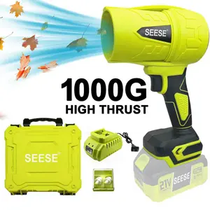 SEESE Cordless Leaf Blower Violent TurboFan,BrushlessPure Copper Motor With Battery, Handheld PowerfulDryer for Car,Car Drying after Wash, SnowRemoval SEESE Cordless Leaf Blower Violent TurboFan,BrushlessPure Copper Motor With Battery, Handheld PowerfulDryer for Car,Car Drying after Wash, SnowRemoval