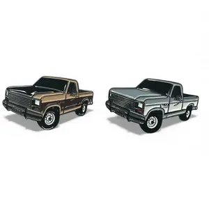 Troca Pin Classic Pickup Truck Design for Car Enthusiasts & Collectors with Metal Coating Ideal Nostalgic & Stylish Accessory