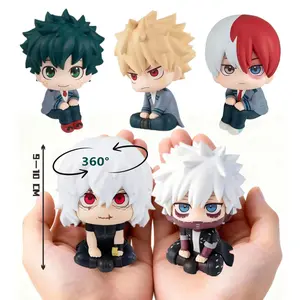PVC |  (MHA): Tomura Shigaraki / Izuku Midoriya / Katsuki Bakugo  My Hero Academia Cute Chibi PVC Figurine | Collectible Toy