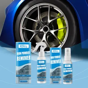 Ouhoe AutoPro Iron Remover Spray - 100ml Dissolves Rust & Brake Dust Prevents Corrosion Safe for Car Paint & Wheels Quick Clean for Automotive Metal Surfaces