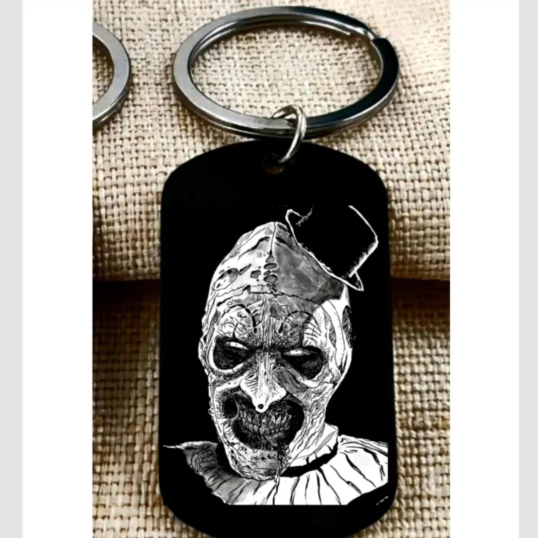 terrifier clown hot scary movie Keychain