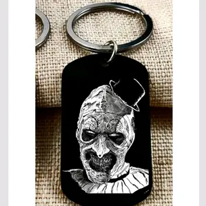 terrifier clown hot scary movie Keychain