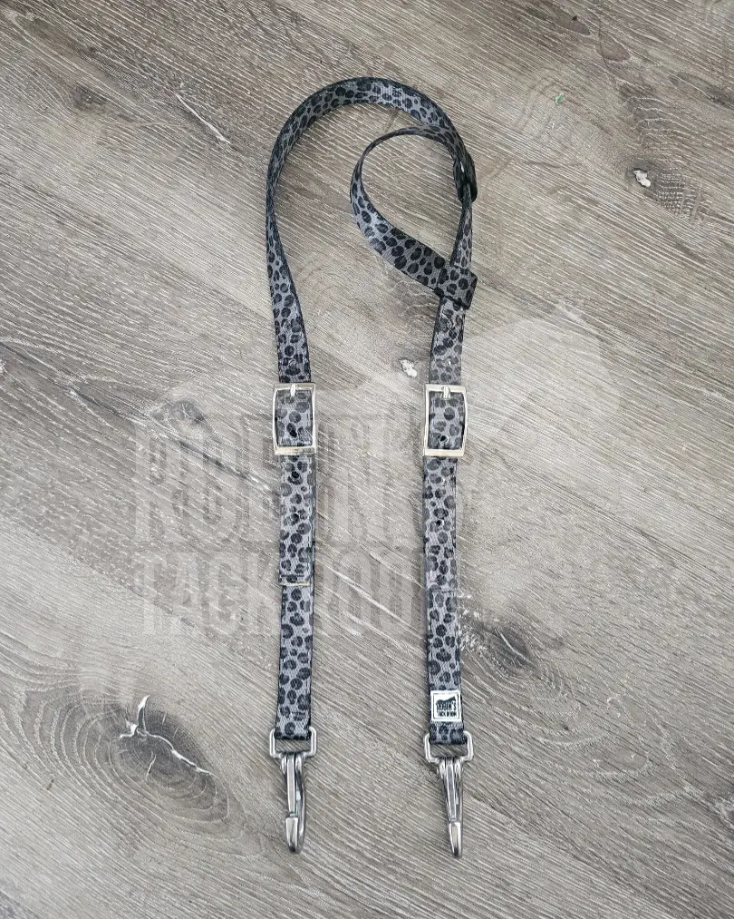 Black cheetah headstall