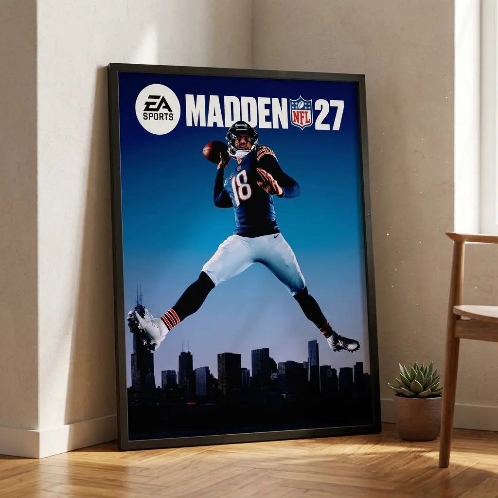 EA Sports Madden NFL 27 Chicago Football Cover Poster, No Frame #4