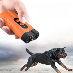 Dog Bark Guard - Professional Dog Training Tool with 2X Sonic Emitters, Ultra-Long Range, Indoor & Outdoor Use, Dog Shock Bark Collar Alternative Anti-Slip Pet Bowl with Cat Ear Design stainless steel dog water bowl