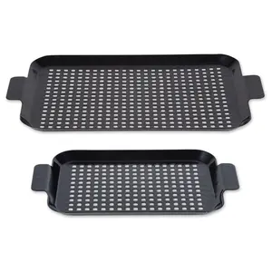 RSVP Set of 2 Porcelain Coated Grill Toppers