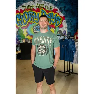 Glory Days Apparel -  Charlotte Universi-TEE Campus Green T-Shirt