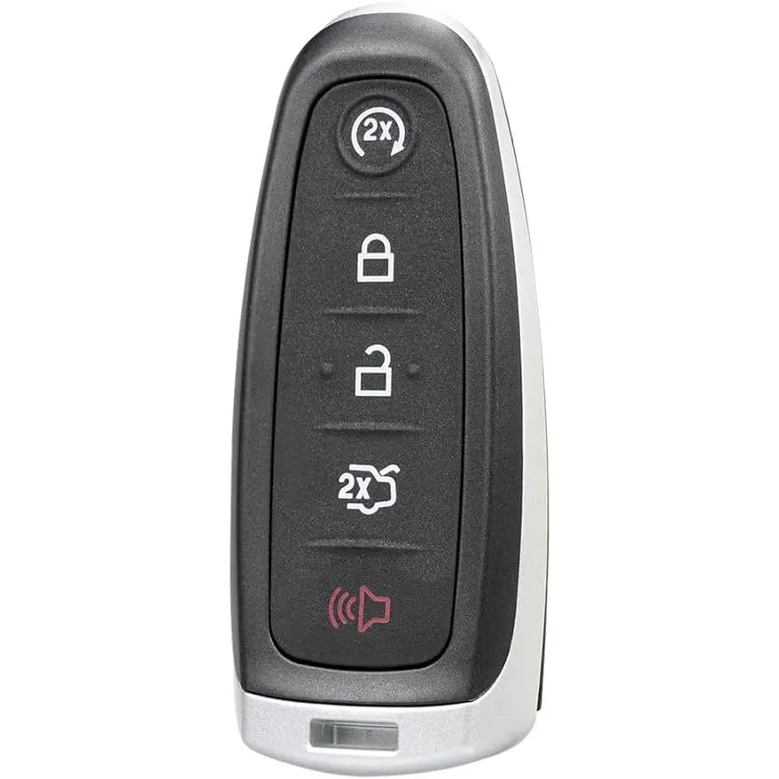 Key Fob Cover Shell Case Replacement 5 Buttons Key Fob Remote Control Shell Case - Compatible for Ford Escape / Focus / Titanium / Maverick / C-Max Energi