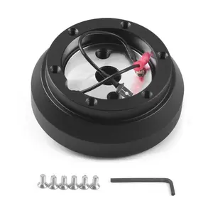 140H Aluminum 6-Hole Steering Wheel Short Hub Adapter Fit for Nissan 200X S13 S14 SR20 KA24 Altima Maxima Sentra